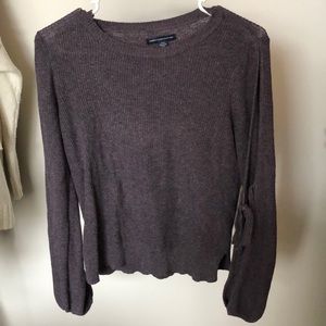 Comfy cut-out sleeve sweater💁🏻‍♀️💜